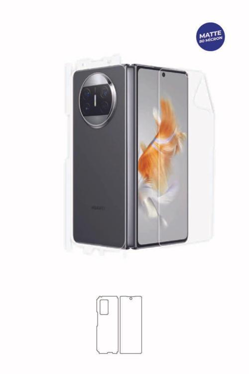Huawei Mate X3 Mat Arka ve Yan Kaplama Tam Kaplayan Tpu Film