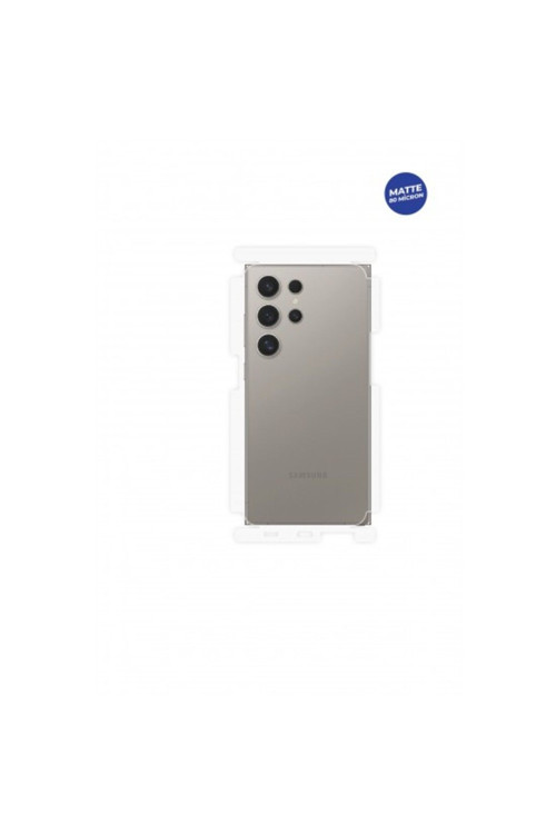 Samsung Galaxy S24 Ultra Mat Arka ve Yan Koruyucu Tpu Film