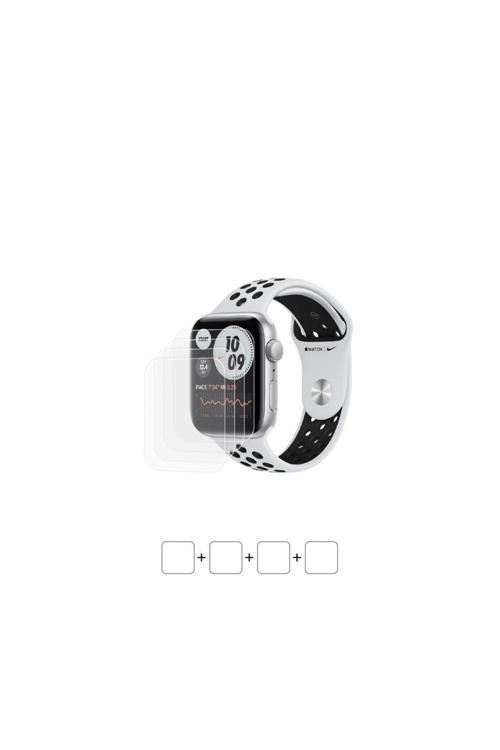 Apple Watch Nike Series 6 40 mm Uyumlu Akıllı Saat Ekran Koruyucu Poliüretan Film