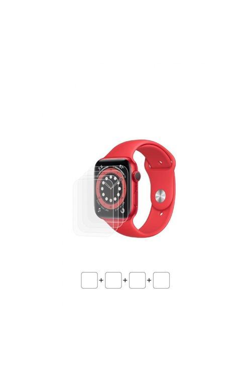 Apple Watch Series 6 44 mm Akıllı Saat Ekran Koruyucu Poliüretan Film