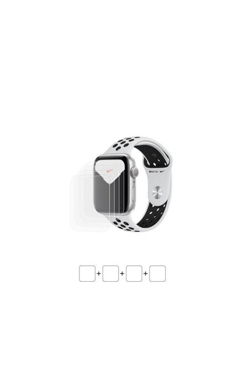 Apple Watch Nike Series 5 44 mm Akıllı Saat Ekran Koruyucu Poliüretan Film