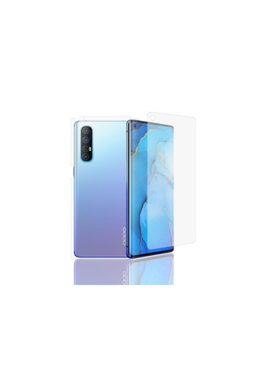 Oppo Reno 3 Pro 360 ° Full Body Ekran Koruyucu Kaplama Ön Arka Yan Darbe Emici Poliüretan Film