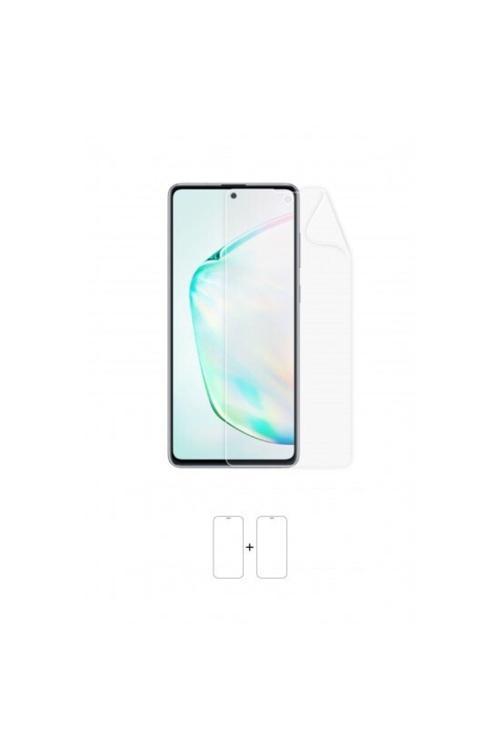 Galaxy Note 10 Lite Ekran Koruyucu Kaplama Darbe Emici Poliüretan Film Amerika Üretimi