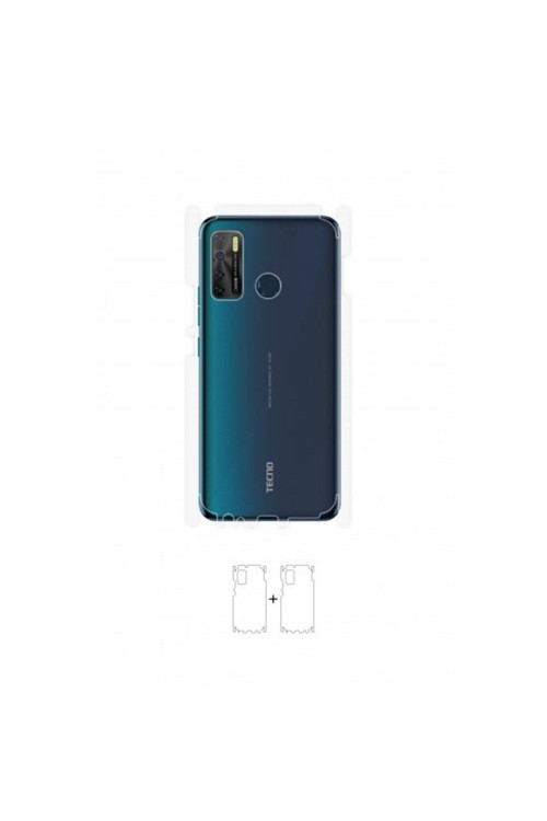 Tecno Camon 15 Arka Yan Koruyucu Darbe Emici Poliüretan Film Amerika Üretimi