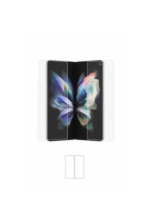 Galaxy Z Fold 3 Ekran Koruyucu Kaplama Darbe Emici Poliüretan Film Amerika Üretimi