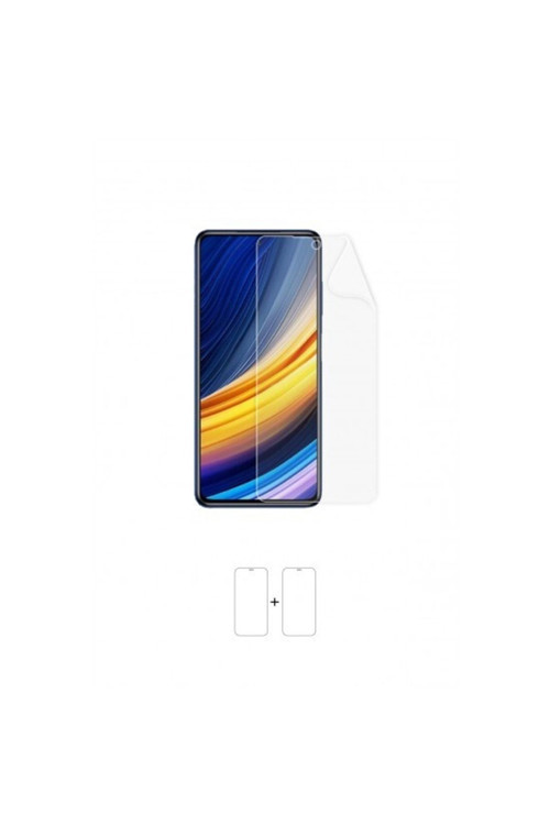 Xiaomi Poco X3 Pro Ekran Koruyucu Kaplama Darbe Emici Poliüretan Film Amerika Üretimi