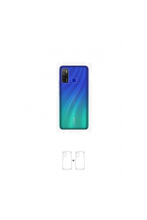 Tecno Spark 5 Pro Arka Yan Koruyucu Darbe Emici Poliüretan Film Amerika Üretimi