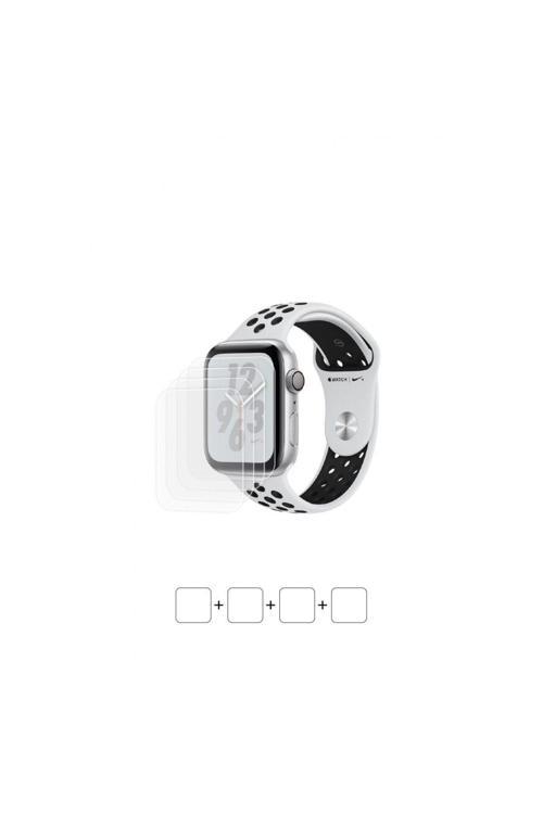 Apple Watch Nike Plus Series 4 44 mm Uyumlu Akıllı Saat Ekran Koruyucu Poliüretan Film