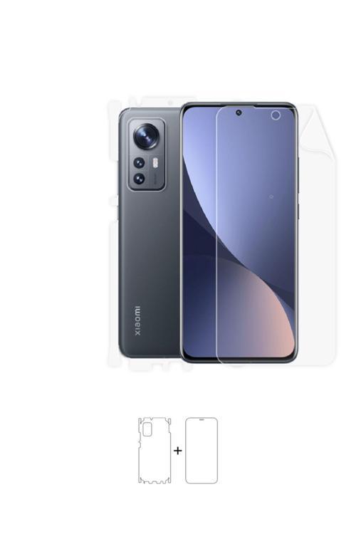 Xiaomi 12x 360 ° Full Body Ekran Koruyucu Kaplama Ön Arka Yan Darbe Emici Poliüretan Film
