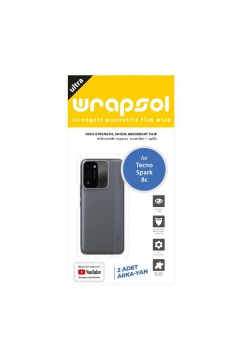 Tecno Spark 8C Arka Yan Koruyucu Darbe Emici Poliüretan Film Amerika Üretimi