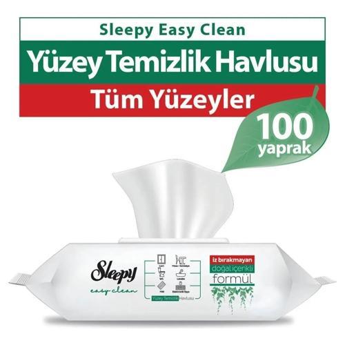 Easy Clean Yüzey Temizlik Havlusu Beyaz Sabun 100 Yaprak