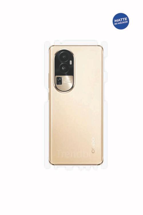 Oppo Reno 10 Pro Mat Arka Ve Yan Parmak Izi Bırakmayan Koruyucu Kaplama