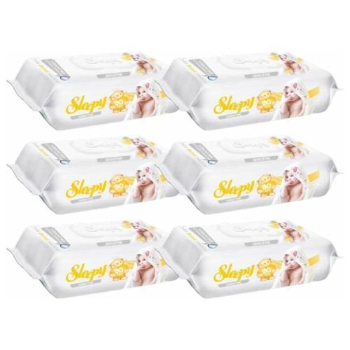 Islak Havlu Mendil Sensitive 90 Yaprak 6'lı Paket