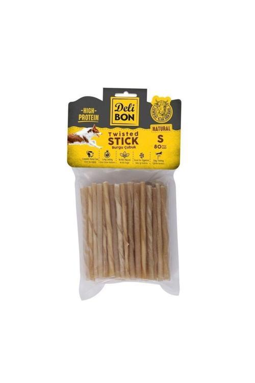 PATRON BARNEY Deli Bon Natural s 80 Adet Burgu Çubuk Sığır Derisi 80 Adet S iki adet 2x80