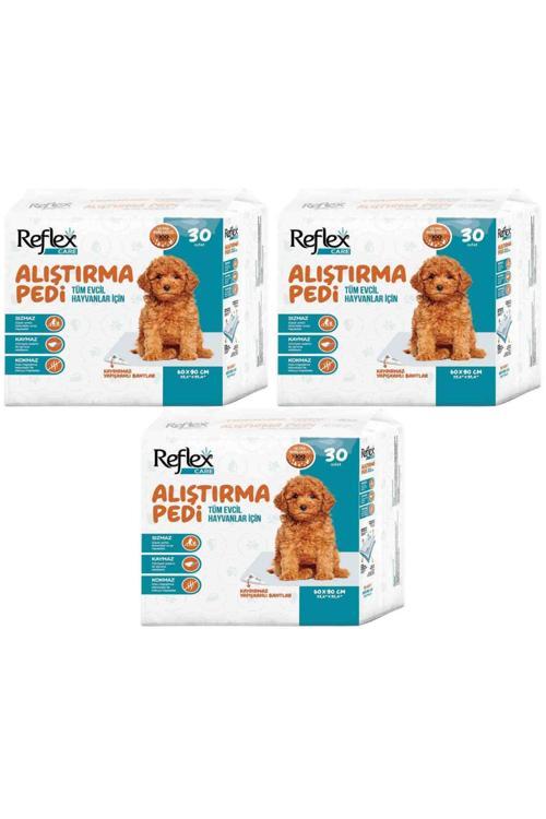 Kaydırmaz Köpek Alıştırma Pedi 60x90cm (30'lu) - 3 Paket