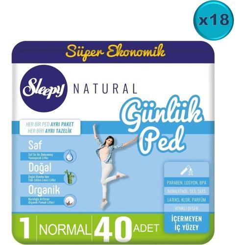 Natural Günlük Ped Normal 720 Adet