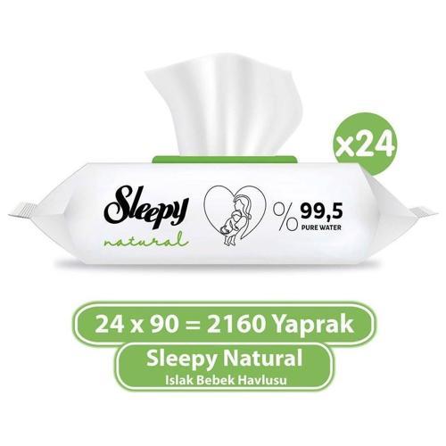 Natural Islak Bebek Havlusu 24X90 (2160 Yaprak)