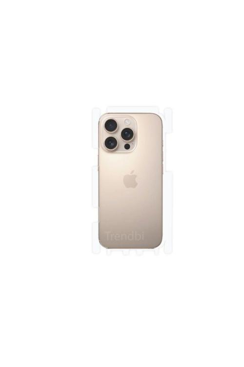 iPhone 16 Pro Arka Yan Koruyucu Darbe Emici Poliüretan Film