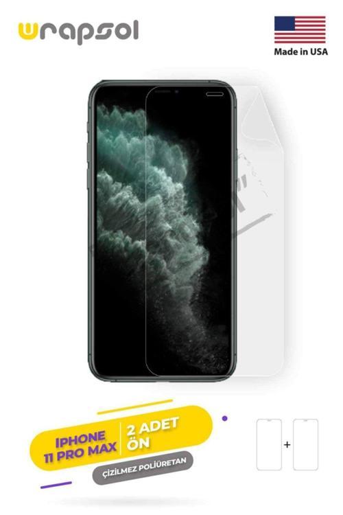 Iphone 11 Pro Max Ekran Koruyucu Kaplama Darbe Emici Poliüretan Film Amerika Üretimi
