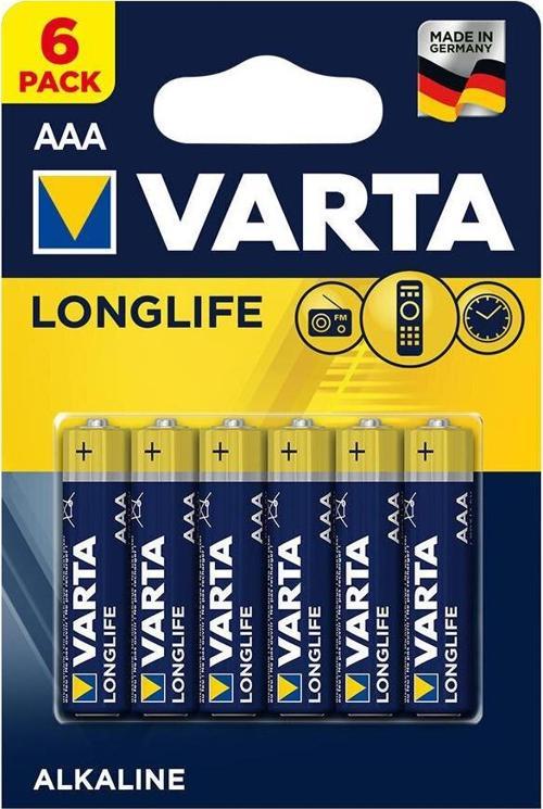 Longlife İnce Kalem Pil AAA (6 Lı Paket) 9388