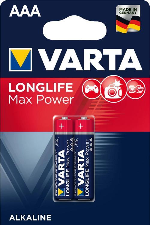 Longlife Max Power İnce Kalem Pil AAA (2 Li Paket) 9412