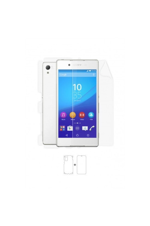 Sony Xperia Z4 360 ° Full Body Ekran Koruyucu Kaplama Ön Arka Yan Darbe Emici Poliüretan Film