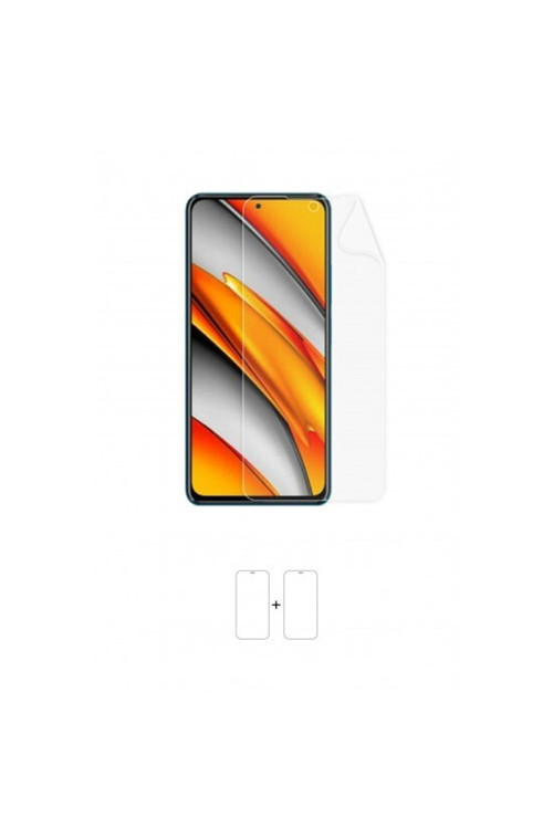 Xiaomi Poco F3 Ekran Koruyucu Kaplama Darbe Emici Poliüretan Film Amerika Üretimi