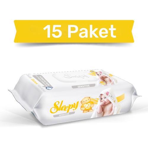 Sensitive Islak Havlu 15X90 Lı 1350 Yaprak