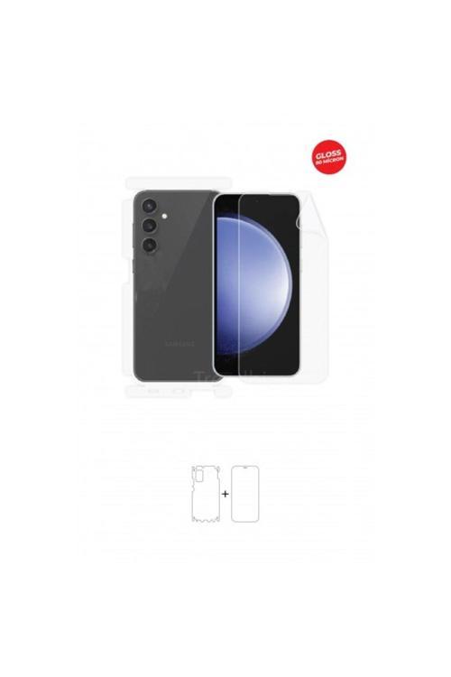 Samsung Galaxy S23 Fe 360 ° Full Body Ekran Koruyucu Kaplama Ön Arka Yan Darbe Emici Hd Film