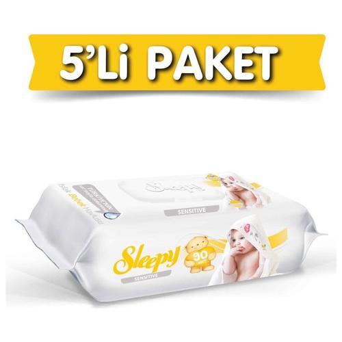 Sensitive Islak Havlu 90LI 5'li