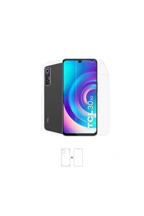Tcl 30 5g 360 ° Full Body Ekran Koruyucu Kaplama Ön Arka Yan Darbe Emici Poliüretan Film