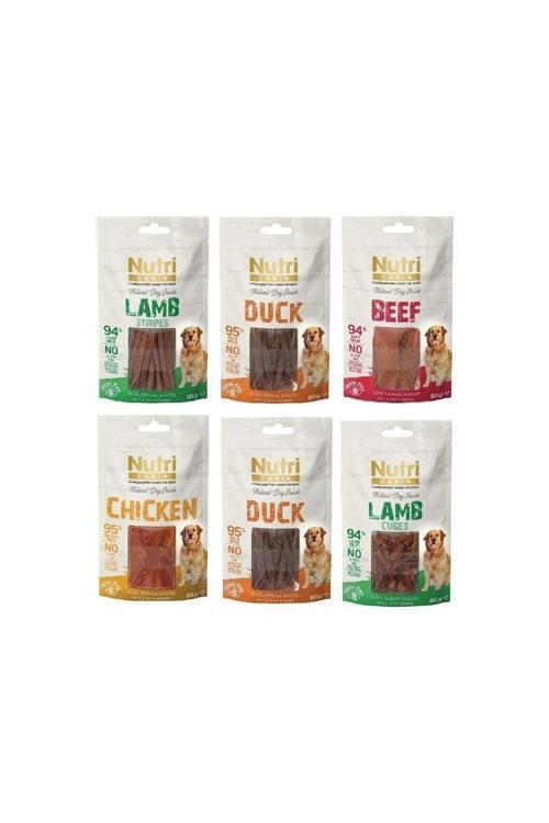 Nutri Canin %95 Et Içeren Tahılsız Karışık Paket Köpek Ödül Maması 6 Adet