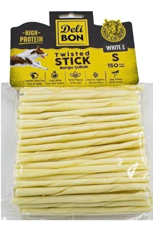 Deli Bon Beyaz Burgu Stick 150 Adet