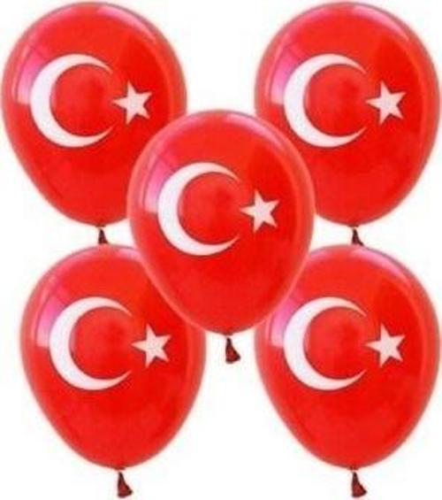 Balon Ayyıldız Baskılı (100 Lü Paket) Vt906