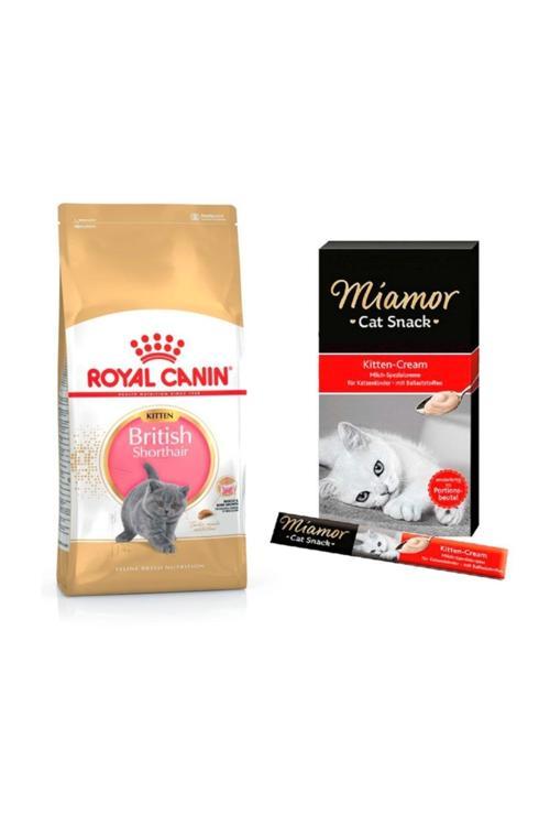 Kitten Yavru British Shorthair Kedi Maması 2 kg + Miamor Kitten Cream Yavru Kedi Ödülü
