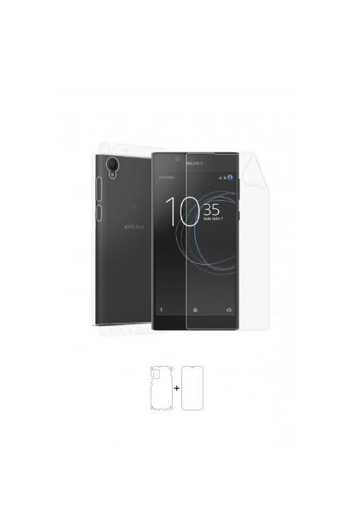 Sony Xperia L1 360 ° Full Body Ekran Koruyucu Kaplama Ön Arka Yan Darbe Emici Poliüretan Film
