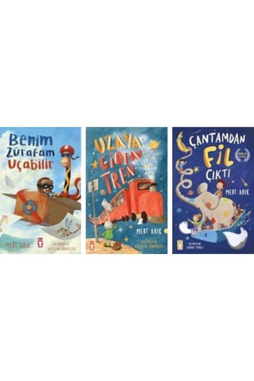 Mert Arık 3’lü Kitap Seti – Benim Zürafam Uçabilir, Uzaya Giden Tren, Çantamdan Fil Çıktı