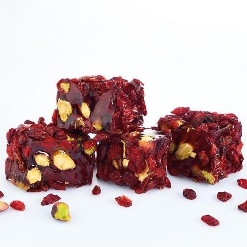 Zereşk Üzümü Kaplı Antep Fıstıklı Lokum 500g