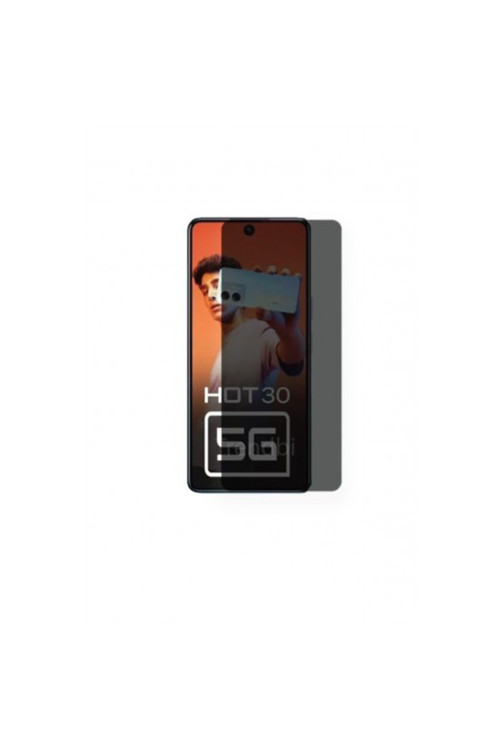İnfinix Hot 30 Parlak Hayalet Ekran Koruyucu Privacy Yandan Görünmeyen Film