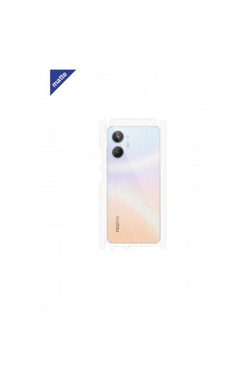 Realme 10 Mat Arka Yan Koruyucu Darbe Emici Poliüretan Film Amerika Üretimi