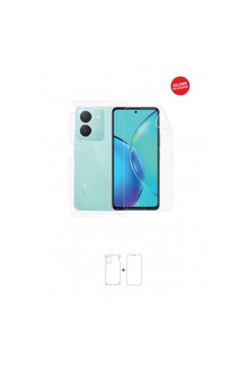 Vivo Y27s Ön, Arka ve Yan 360 Derece Tam Kaplama Tpu Film
