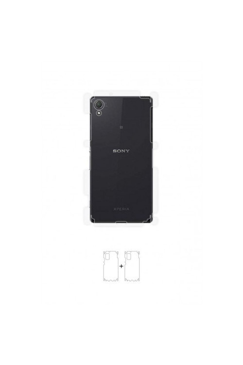Sony Xperia Z2 Arka Yan Koruyucu Darbe Emici Poliüretan Film Amerika Üretimi