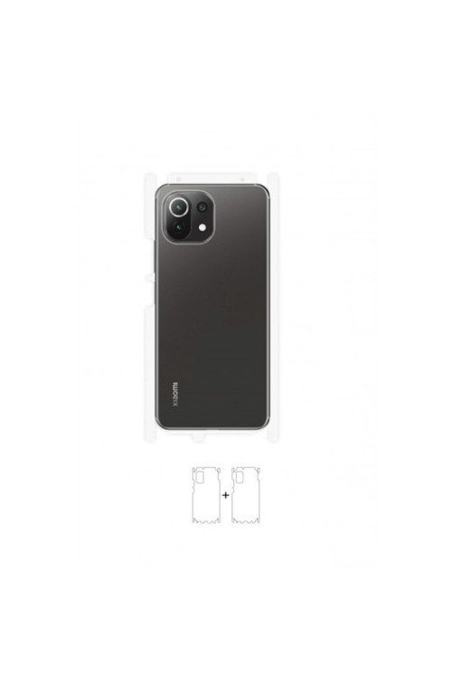 Xiaomi Mi 11 Lite Arka Yan Koruyucu Darbe Emici Poliüretan Film Amerika Üretimi