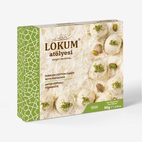 Antep Fıstıklı Pişmaniye 50g