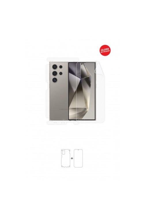 Samsung Galaxy S24 Ultra Ön, Arka ve Yan 360 Derece Tam Kaplama Tpu Film