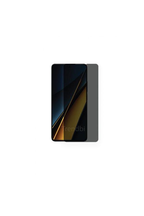 Xiaomi Poco X6 Pro Parlak Hayalet Ekran Koruyucu Privacy Yandan Görünmeyen Film