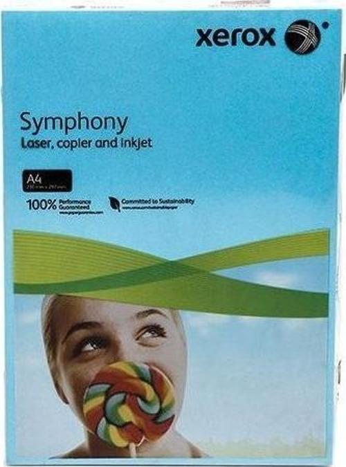 Renkli Fotokopi Kağıdı Symphony A4 Koyu Mavi 80 Gram 500 Lü Paket 003R93968