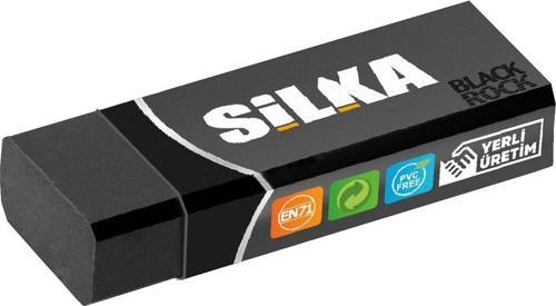 Silka Sg.4 Black Rock Öğrenci Silgisi Siyah (20 Li Kutu)