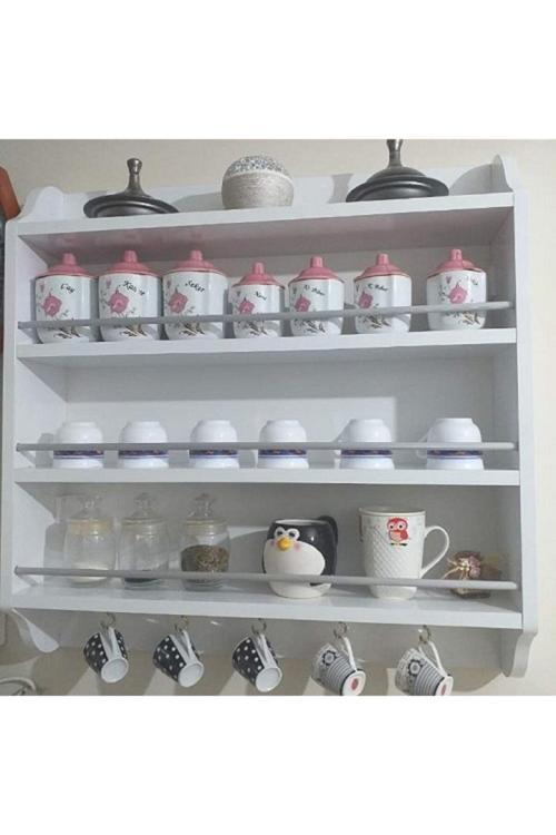 Dekoratif Baharatlık Terek Mdf