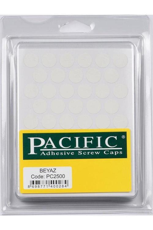 Pasific Yapışkanlı Tapa Beyaz 14 Mm Pc2500